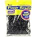 Darice 06121-2-04 1000 Count Pony Beads, 9mm, Opaque Black (2 packs)