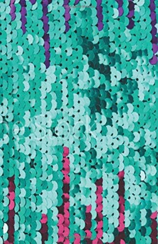 Mermaid Colors Sequin Bullet Journal Notebook: Dotted Grid, (5.5 x 8.5) Paperback – September 17, 2018