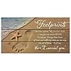P. Graham Dunn Footprints in The Sand Beach Scene 11 x 20 Wood Pallet Wall Art Sign Plaque 51M0Cs2HK L