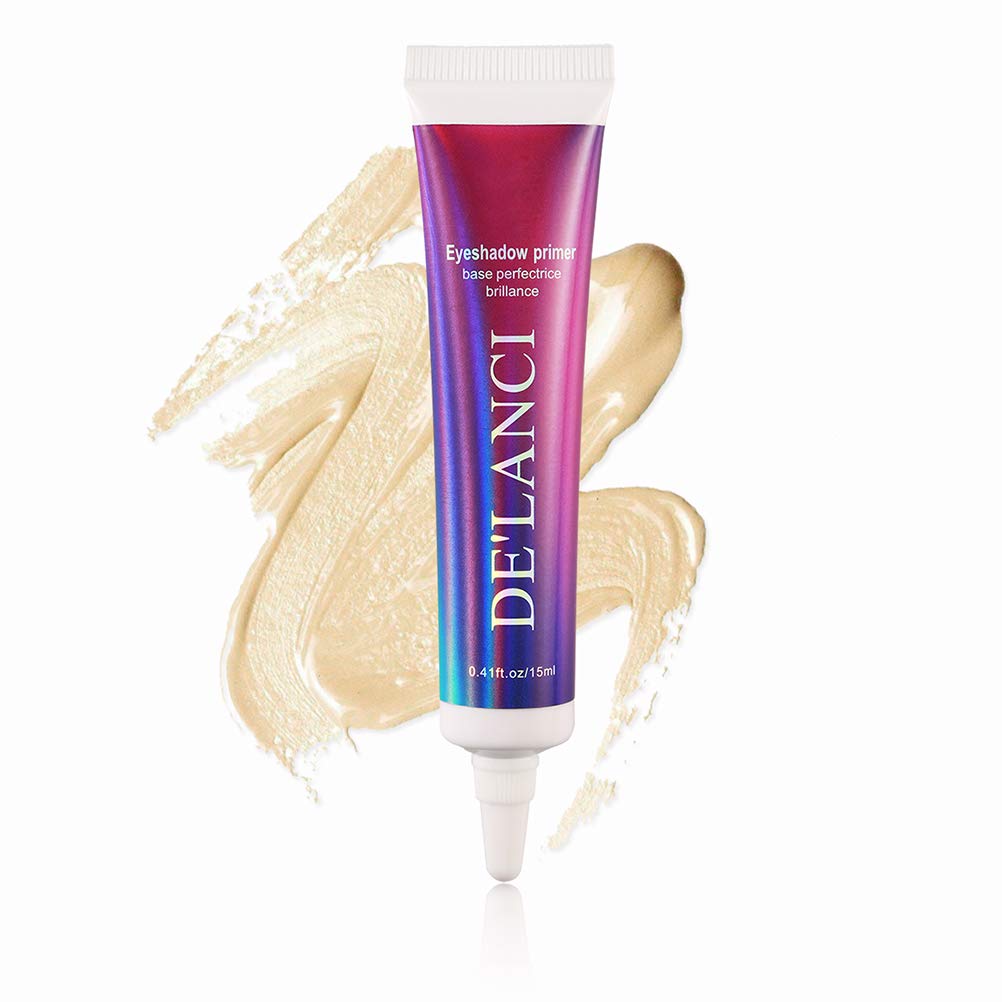 DE'LANCI Professional Makeup Eye Shadow Glitter Primer. Paraben-free and Cruelty Free, 0.41 oz.(15ml)