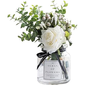 Amazon Com Ins Style Vase With Artificial Flower Set 1 Piece Fake