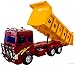 WolVol Big Dump Truck Toy for Kids - Solid Plastic Heavy Equipment Vehicle Toy - Ideal Gift Idea for Kids Boys & Girls (Heavy Duty)