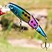 Sougayilang Fishing Lures Wobbler Fish Topwater Lure Swimbait Crankbait Minnow Artificial Bait with Hooks Carp Pike Bass Fishing Tackle Tool