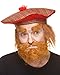 Mustaches Self Adhesive Traper Fake Mustache Beard and Eyebrows, Novelty, Realistic False Facial Hair, Costume Accessory for Adults, Ginger Color