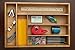 KD ORGANIZERS 6-Slot Bamboo Drawer Organizer: 17.75 x 12 x 2.5 in. Tray for Large Drawers