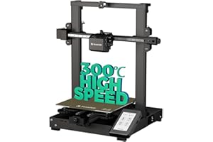 Voxelab 3D Printer Aquila D1 with Smart Auto Leveling, 300°C All Metal Dual Gear 70N Direct Extruder, Dual Z-axis Rails and 5 Step Quick Installation, Print Size 9.3" x 9.3" x 9.8"