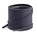 Shoemate Flat Waxed Cotton Shoe Laces for Boots & Dress Shoes, Shoe Strings,Navy, 48