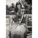 (13x19) Bettie Page Amusement Park Ride Archival Photo Poster Print