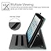Fintie Case for Amazon Fire HD 10 Tablet (Compatible with 7th and 9th Generations,2017 and 2019 Releases) -[Multi-Angle Viewing] Folio Stand Cover with Pocket Auto Wake/Sleep, Shades of Blue