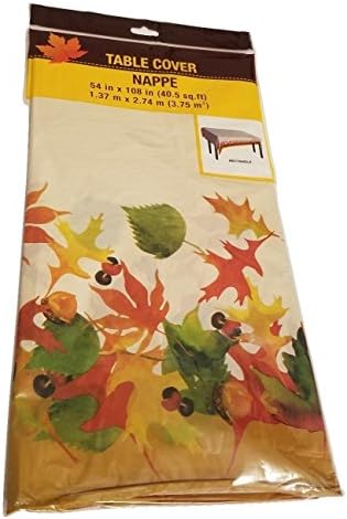 Thanksgiving Tablecloth Table Cover Kitche Harvest Decor Autumn Fall Decoration Decorations