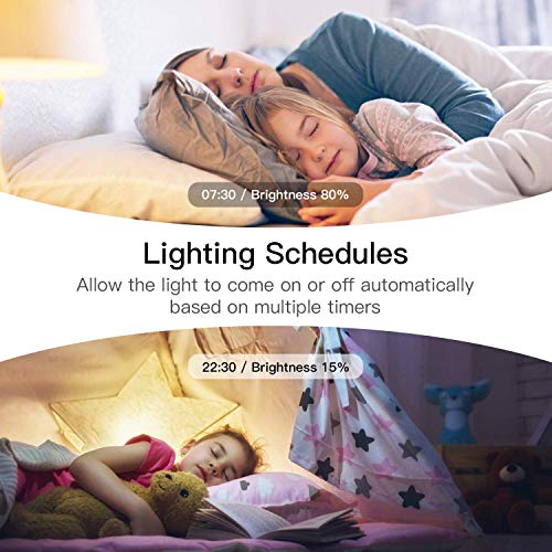 Smart Dimmer Switch, Treatlife WiFi Light Switch for Dimmable LED/Halogen/Incandescent Bulbs, Compatible with Alexa, Google Assistant/IFTTT, Remote Control, Single-Pole, Neutral Wire Required (4 PACK)