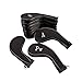HDE Neoprene Zippered Golf Club Iron Covers - Set of 10 (Black)