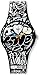Swatch Quartz Plastic and Silicone Casual Watch, Color:Black (Model: SUOB125)