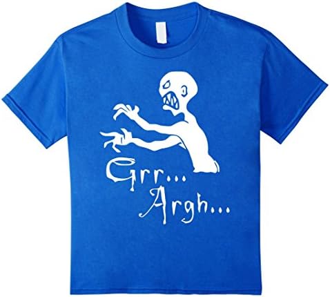 Kids Grr... Argh T-Shirt 10 Royal Blue