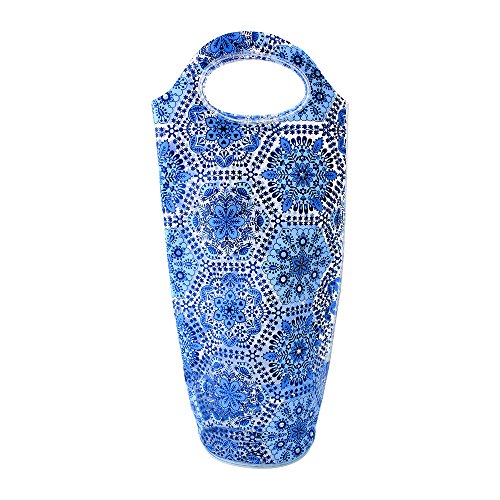 Portable Wine Chiller Bag - Cooler Tote uses Ice & Water, No Freezing Needed, Best Gift Bag for Women & Men, Take Wine to Go & Outdoors, Keep Wine Insulated on Patio & Pool