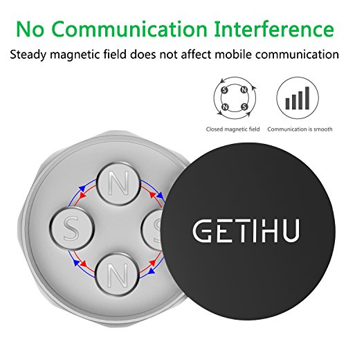 GETIHU 3 Pcs Magnet Metal Plate Magnetic Disk Phone Stand