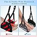 TaoHorse Portable Airplane Footrest, Memory Foam Foot Hammock with Adjustable Sling, Plane Travel Accessories to Relax Your Feet and Leg, Provides Relaxation and Comfort for Long Flight/Office