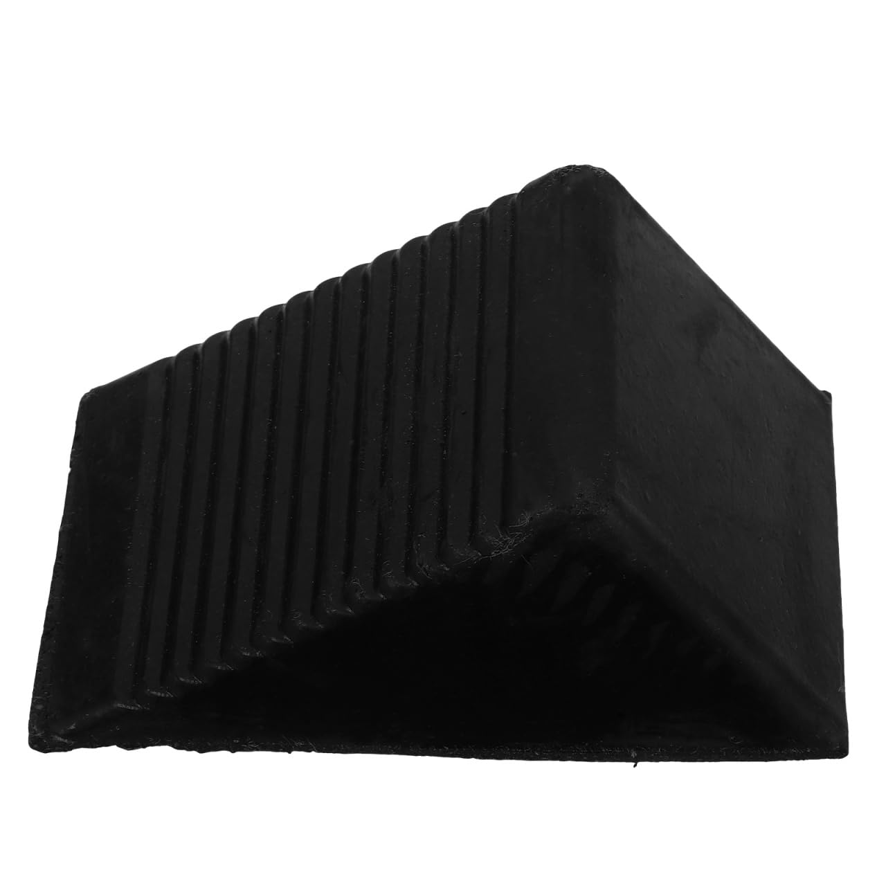 ibasenice Wheel Chocks 2 Pack Portable Car Tire Triangle Pads with Non-Slip Rubber Bottom and Built-in Handle for Vehicle Stability and Parking Safety