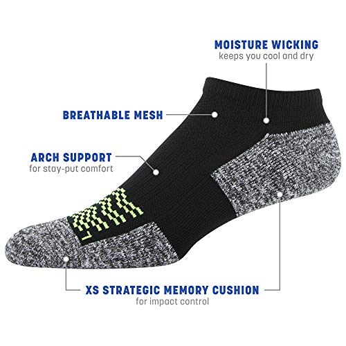 Gildan-mens-Strategic-Cushion-No-Show-Socks
