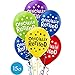 Amscan Fun-Filled Retirement Officially Retired Printed Latex Balloons Decoration, 15 Pieces, Latex, Happy Retirement, 12