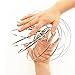 Trineybell Flow Rings Kinetic Spring Bracelet - Science Educational Sensory Interactive Novel Toys for Kids Boys Girls Adults - Spinning Metal Galactic Globe Vortex Slides Down Arms