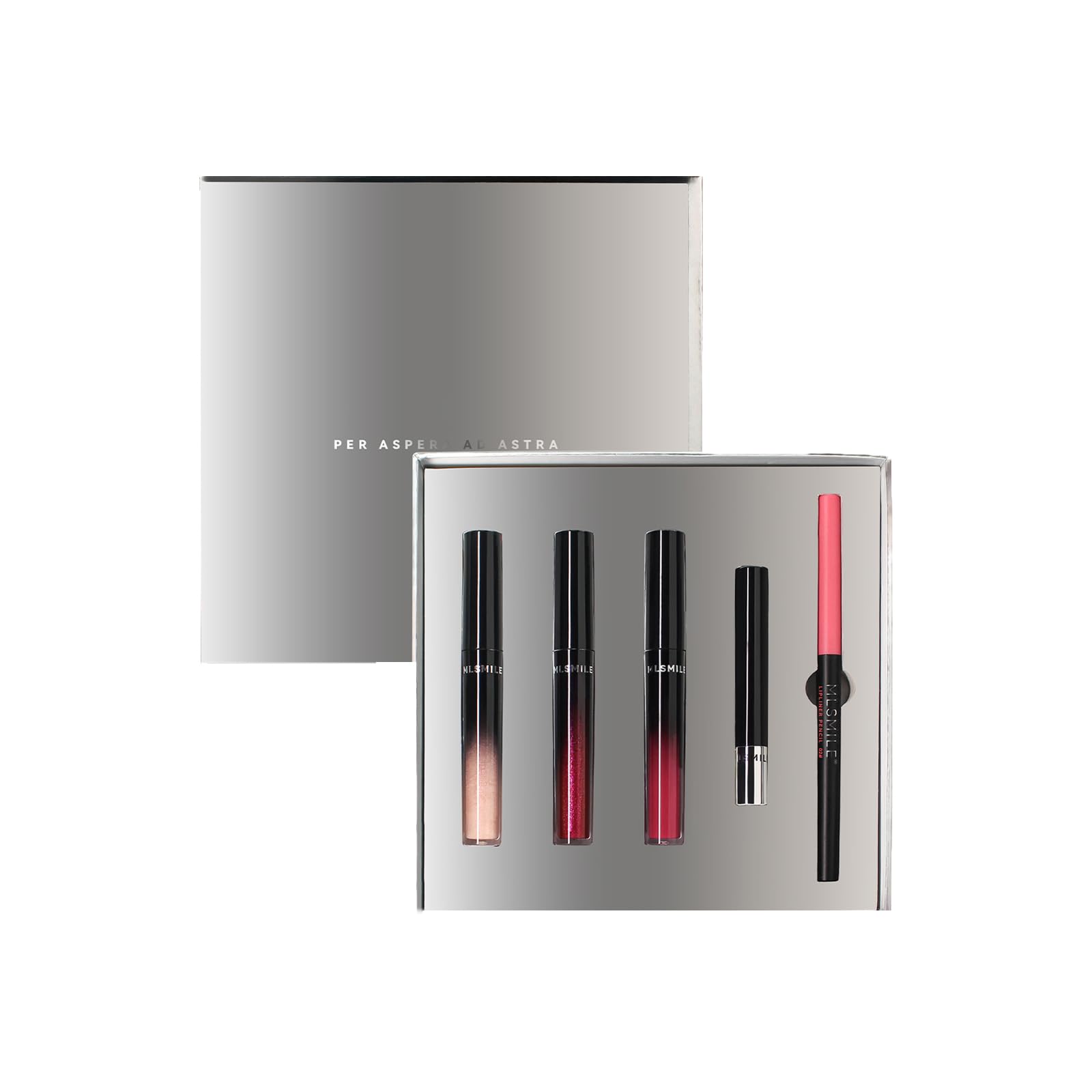 All In One Makeup Kit Lip Makeup Gift Set for Women All-In-One Makeup Set Gift Surprise Full Starter Cosmetics Kit Multipurpose Essential Bundle Include Lip Liner, Lipstick and 3pc Lip Gloss