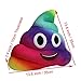 Rainbow Poop Emoji Emoticon Cushion Pillow Cute Decorative Stuffed Plush Toy Doll Gift for Kid Party