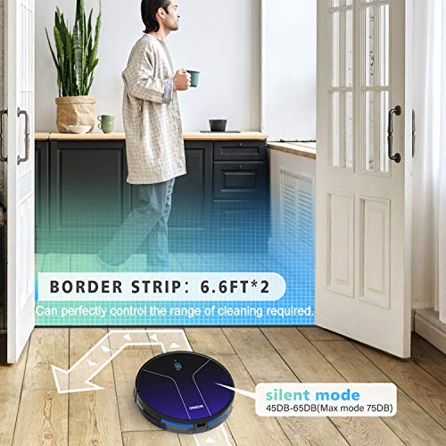 Robot Vacuum, GOOVI by ONSON 2100Pa Robotic Vacuum Cleaner with Mapping