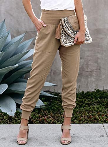 Dokotoo Womens Fashion Casual Drawstring Elastic Waist Cotton Jogging Jogger Pants with Pockets 24 Dokotoo Womens Fashion Casual Drawstring Elastic Waist Cotton Jogging Jogger Pants with Pockets