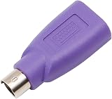 Sarini 4x PS/2 to USB A Adapter Male to Female Keyboard Mouse Converter 4.3cm view 2