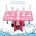 Docolor Air Dry Organizing Cosmetic Makeup Brush Tower Tree Holder Cleaner Tool(Pink)