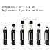 Stylus,iDream365(TM) 2pcs 3-in-1 Stylus Pen(5.7