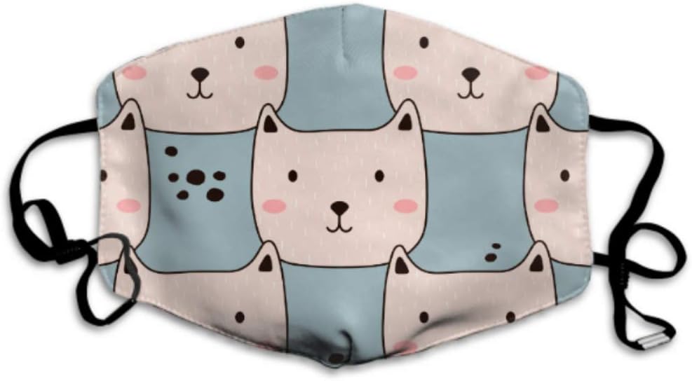 Cute Rotten Fashion Animal Pet Cat Cool Air Dust Mask Dust Masks For Women Mouth Masks Cheap Men Outdoor Face Mask Washable And Reusable With Adjustable Ear Loops
