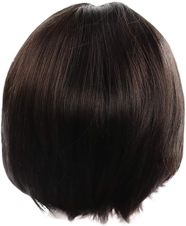 Amazon Com Xisheep Lady Black Short Hair Style Natural Realistic