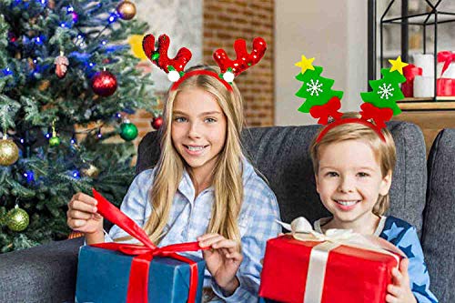 Kiddokids 9 Christmas Headbands Designs Xmas Holiday Prop Photo Booth Decor Party Favors Decoration - Thumbnail 7