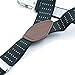 Men Y-Style Shirt Stays Stirrup Adjustable Elastic Garters Strap Non-slip Clamps (Black)
