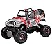 Kid Galaxy 10318 RTR 1/10 Scale 2.4 Ghz/20V Rechargeable Rock Crawler All Terrain Off-Road Remote Control Car, 21 x 11 x 11, Red