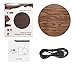 YOGEE Wireless Charger Walnut Wood Handcraft Wooden Base Qi Fast Charging Pad for Samsung Galaxy Note8 S8 S8 Plus S7 S7 Edge, Standard Charge for iPhone 8 8 Plus X and Qi Enabled Devices