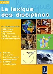 Le  lexique des disciplines, cycle 3