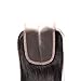 Unice Hair Malaysian Straight Virgin Human Hair 4X4 Lace Closure Natural Color (18inch, Middle Part)