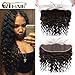 QTHAIR 10A Ear To Ear 13x4 Loose Deep Wave Frontal Closure Brazilian Hair(14