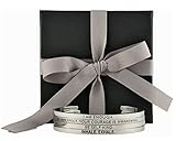 Trend Builder Inc 4 PCS Inspirational Best Anxiety Stress Relief Bangle Bracelets | Friendship Cuff Stainless Steel Silver Wristbands | Jewelry Gift Box Included | BE SELF-Kind for Women