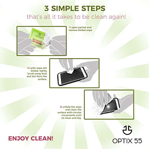 3 Pre+Moistened+Lens+Cleaning+Wipes+Efficiently