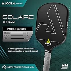 JOOLA Solaire Professional Pickleball Paddle with