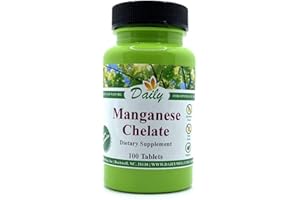 Daily Manufacturing Manganese Chelate (5 mg) 100 Tablets