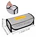 Fireproof Cash Bag Water and Explosion Reistant Jewelry Box for Lipo Battery Storage 7.3 x 3.0 x 2.6 Inches