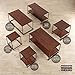 Zinus Priyanka Modern Studio Collection Classic Cube Side Table / End Table / Night Stand / Coffee Table