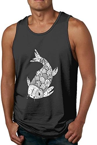 Owennd Elvissd Mens Fish Workout,muscle,gym,summer,best,halter,fashion,styles