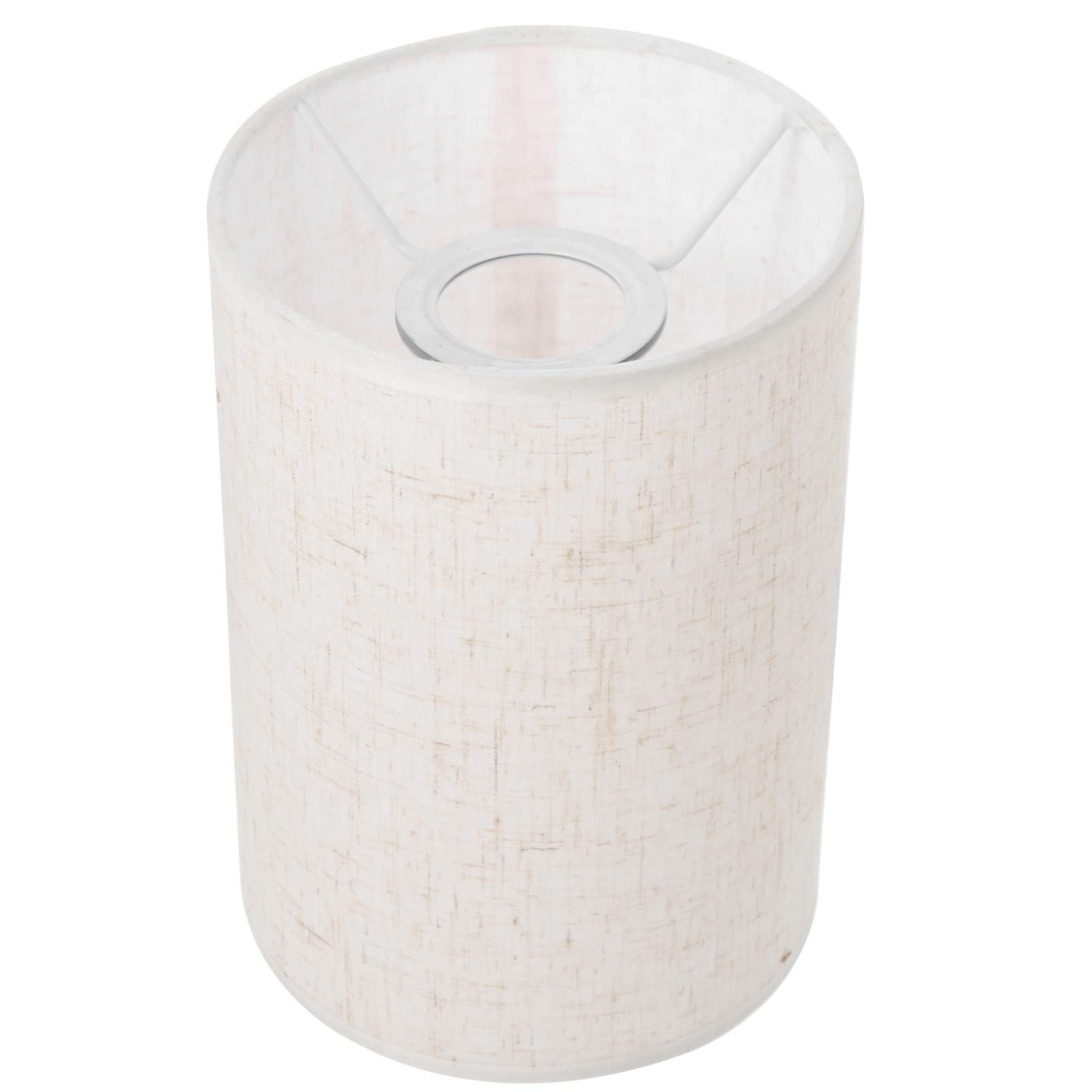 Milisten Modern Linen Drum Lampshade 7.87 X 5.51 Inch Cylinder Lamp Shade Replacement for Floor Lamp Table Soft Light Cover