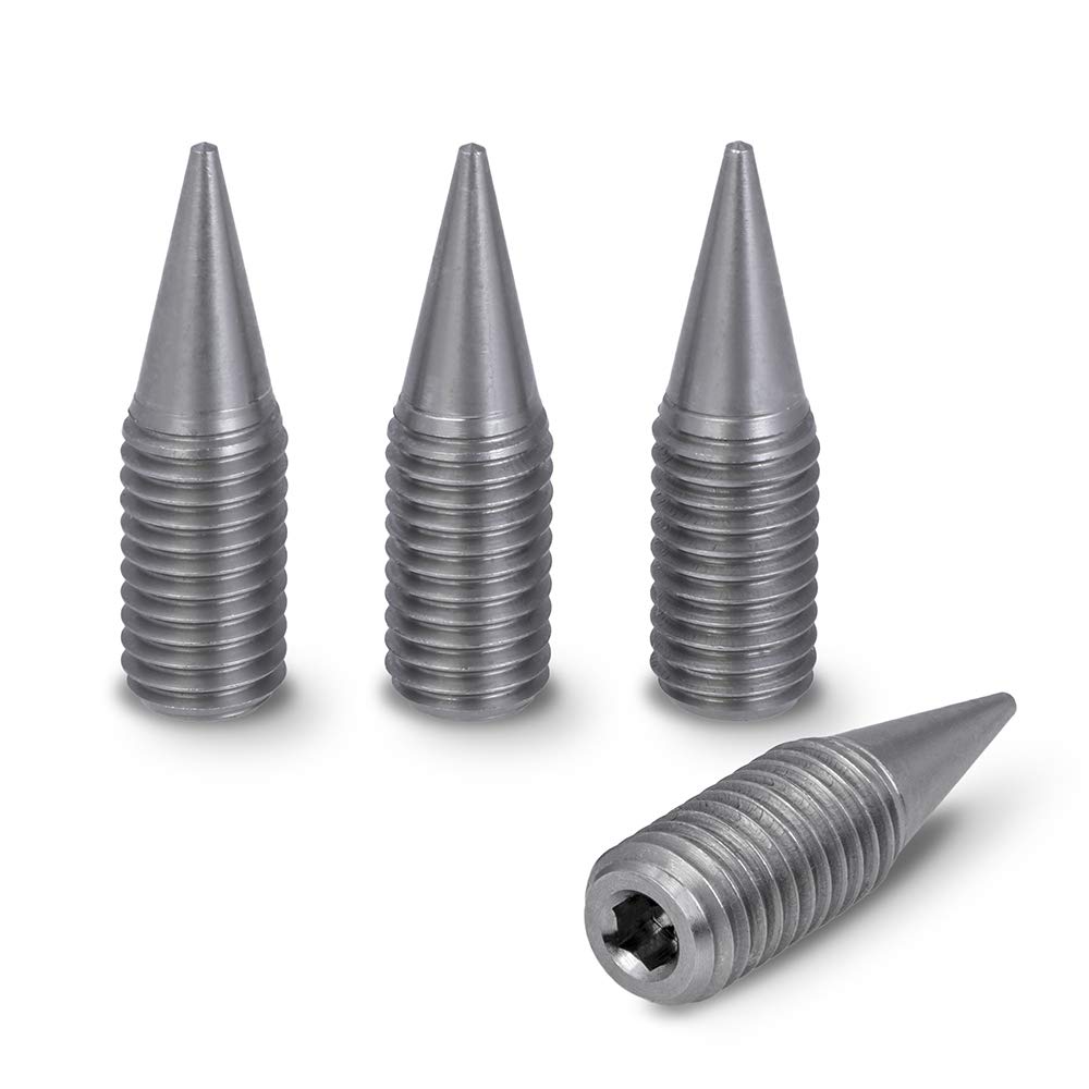 PrecisionGeek Stainless Steel Solid Speaker Spikes M10 L=35mm with Hex Socket 4 pcs
